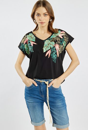 Modny T-shirt damski