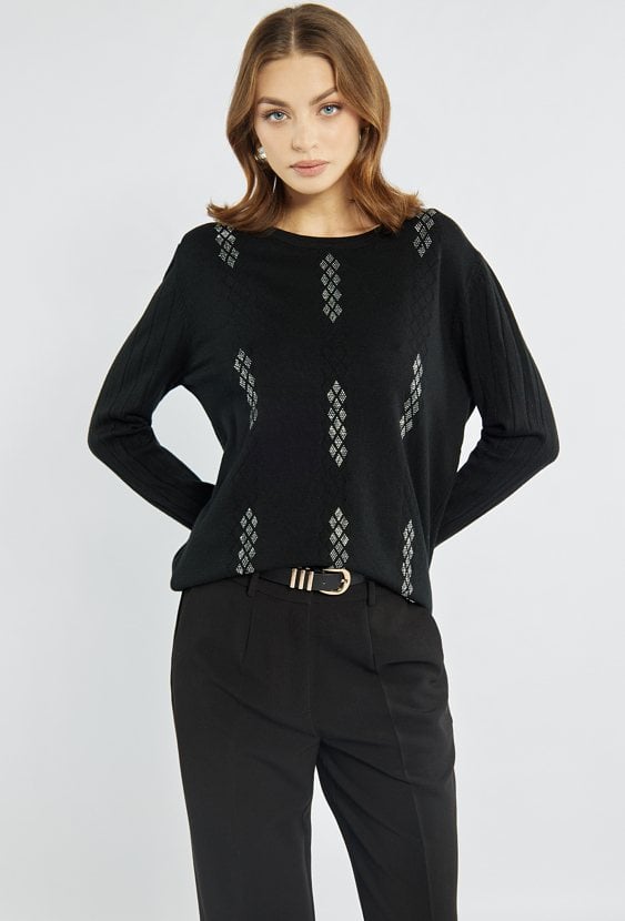 Sweter damski z wiskozą