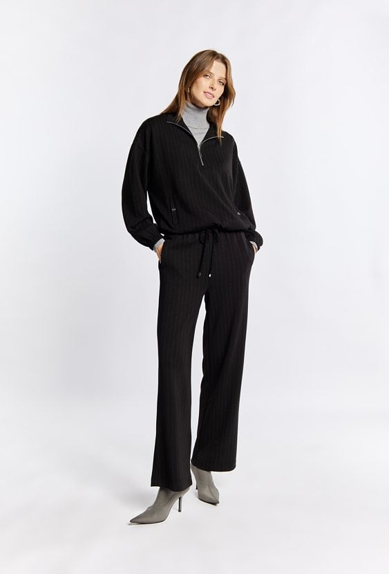 Eleganckie spodnie z wiązaniem