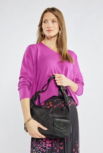 Torba damska z małą kieszonką