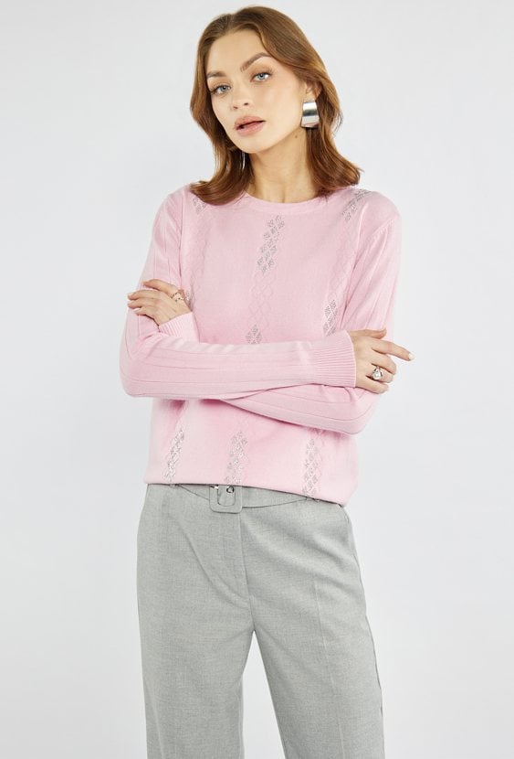 Sweter damski z wiskozą