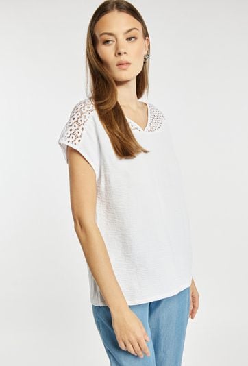 Biała bluzka damska