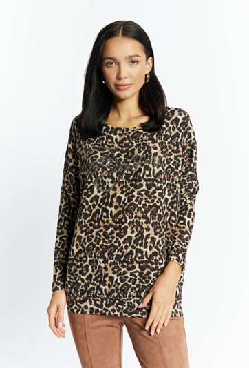 Bluzka w zwierzęcy wzór