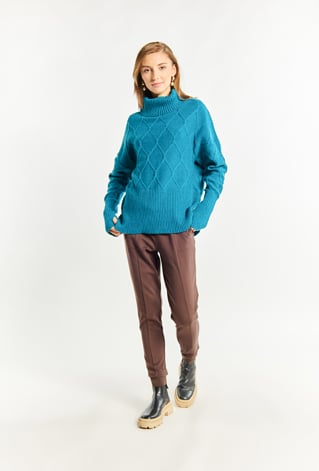 Damski sweter z koralikami