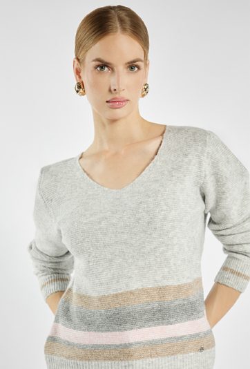 Klasyczny sweter z wiskozą