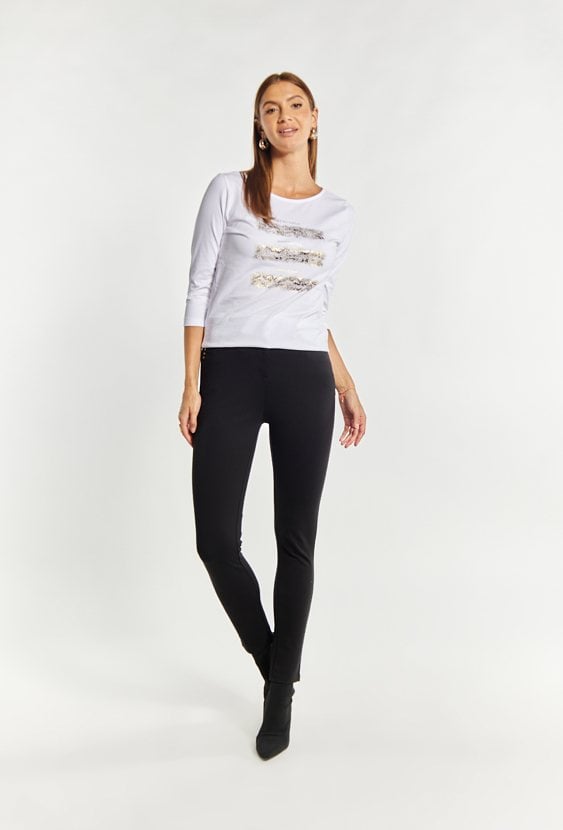 T-shirt damski z wzorem