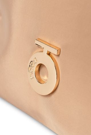 Tkaninowa listonoszka Nobo z kolorową taśmą