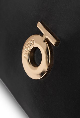 Tkaninowa listonoszka Nobo z kolorową taśmą