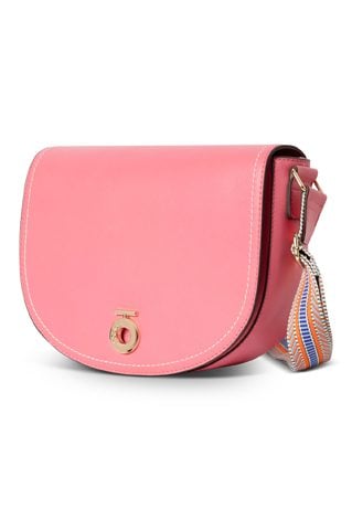 Zaokrąglona listonoszka NOBO z ozdobną taśmą