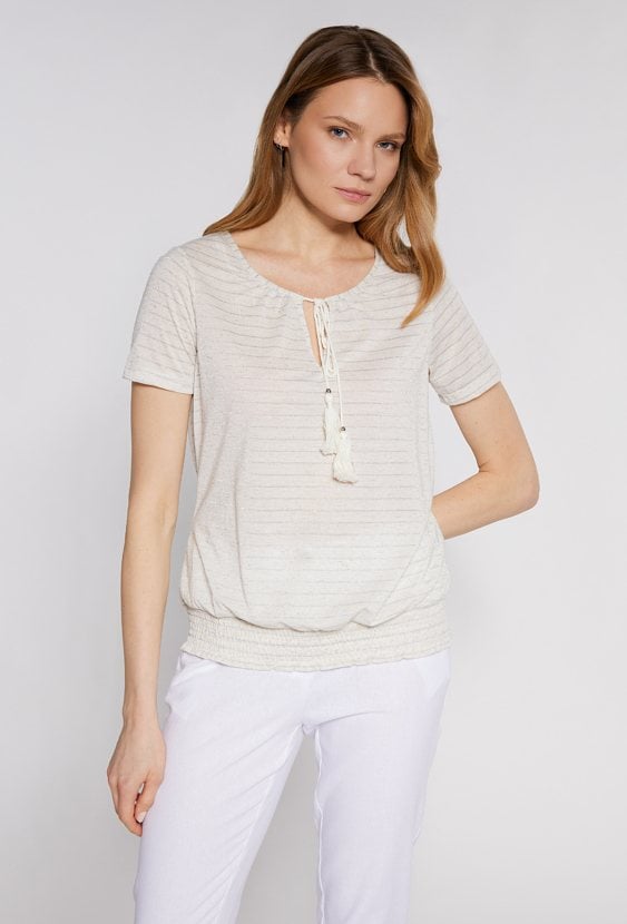 Wzorzysta bluzka damska