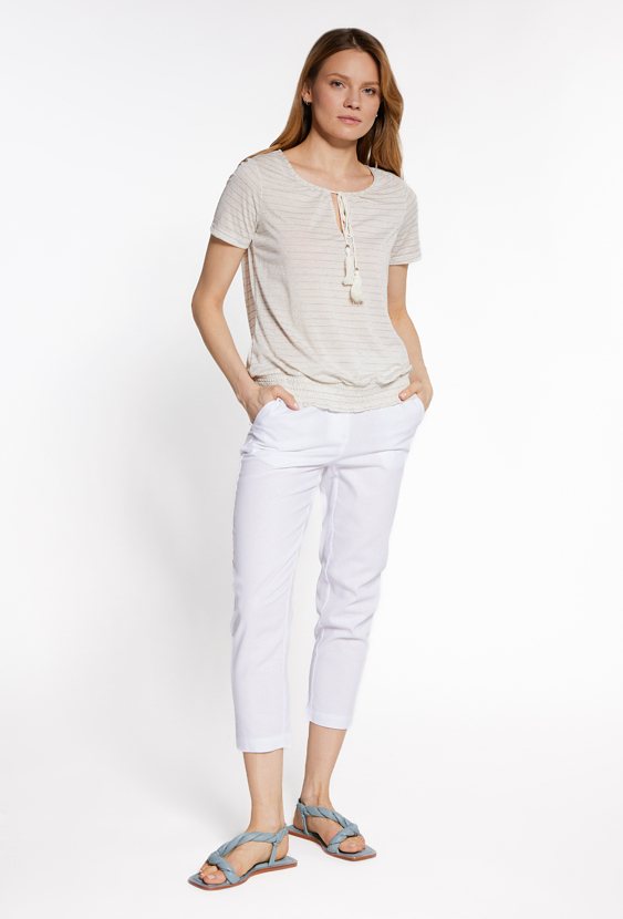 Wzorzysta bluzka damska