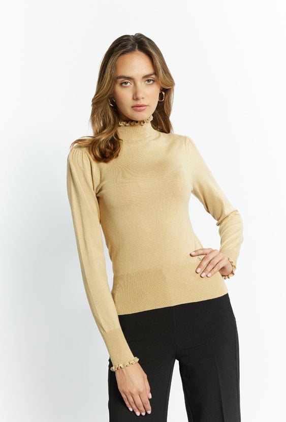 Wiskozowy golf damski