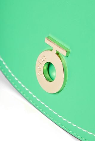 Zaokrąglona listonoszka NOBO z ozdobną taśmą