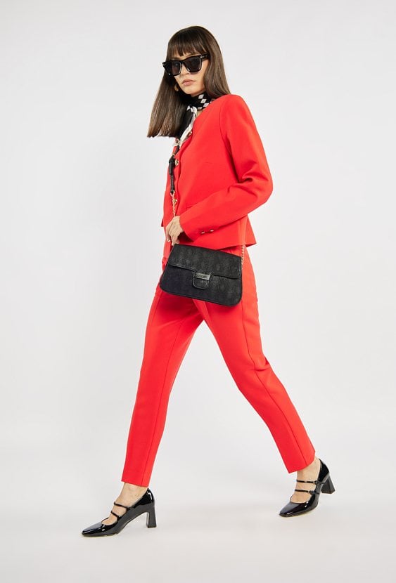 Torebka damska z delikatnym wzorem