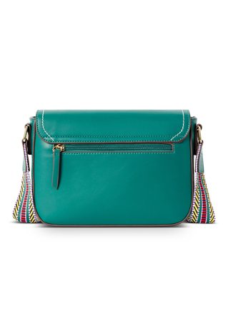 Prostokątna listonoszka Nobo z ozdobną taśmą