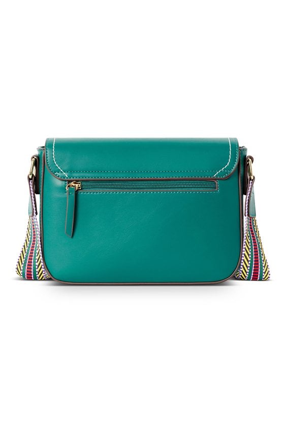 Prostokątna listonoszka Nobo z ozdobną taśmą