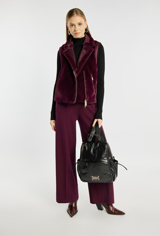 Plecak damski z kieszonkami