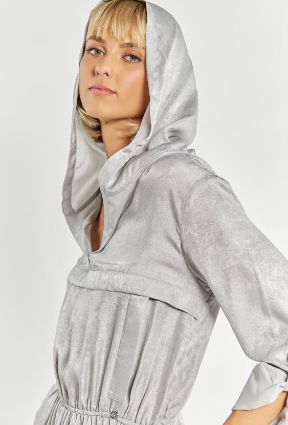 Sukienka damska z kapturem