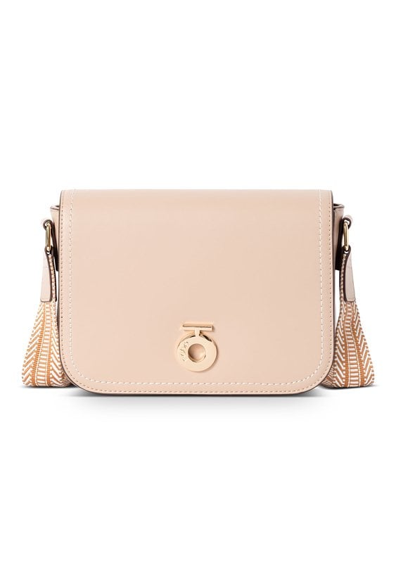 Prostokątna listonoszka Nobo z ozdobną taśmą