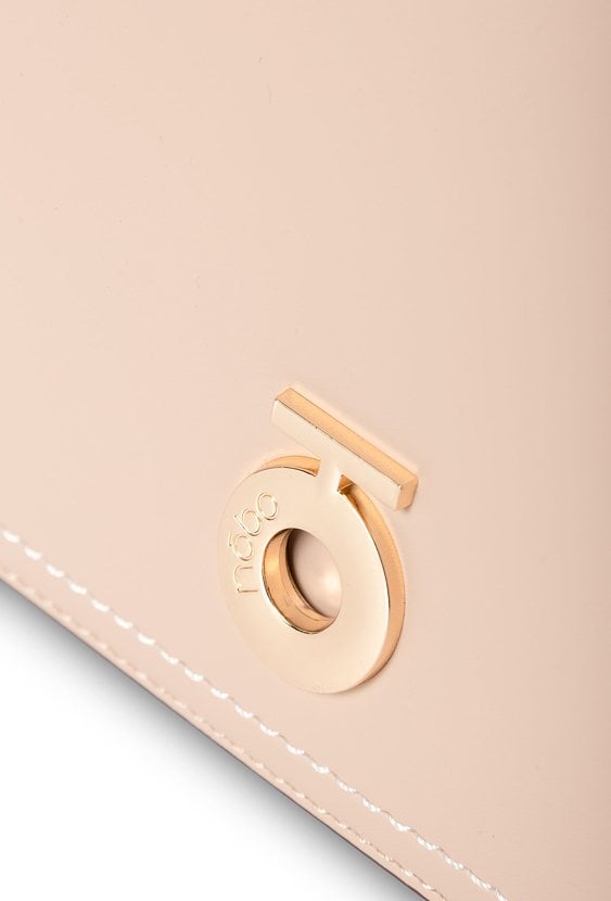 Prostokątna listonoszka Nobo z ozdobną taśmą