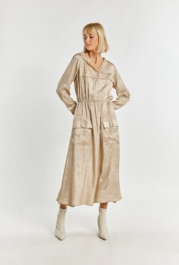 Sukienka damska z kapturem