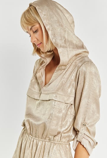 Sukienka damska z kapturem