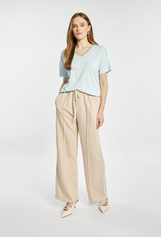 Spodnie damskie z wiskozą