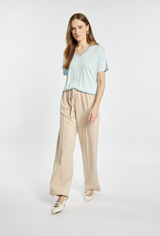 Spodnie damskie z wiskozą