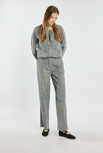 Lniane spodnie damskie