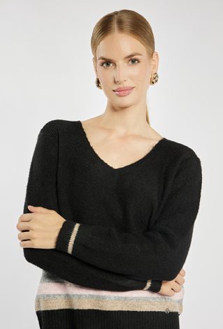 Klasyczny sweter z wiskozą