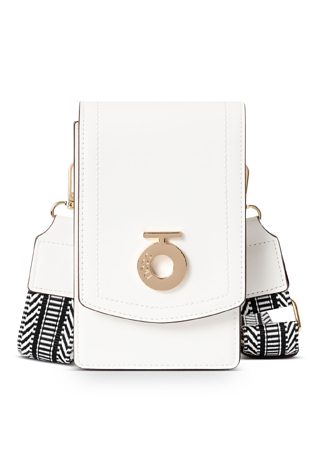 Listonoszka na telefon Nobo z ozdobną taśmą