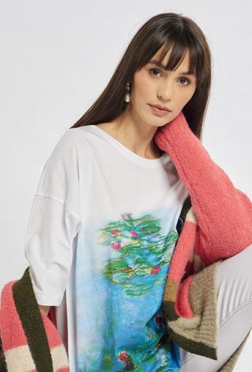 Oversizowy T-shirt z kolekcji 