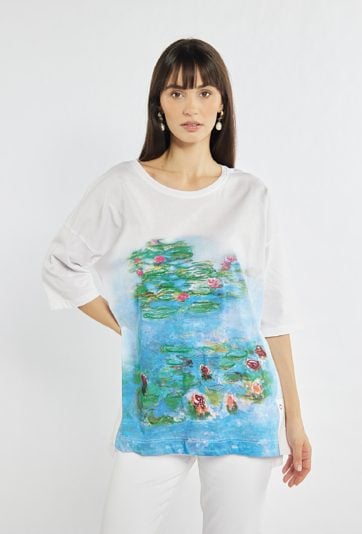 Oversizowy T-shirt z kolekcji 