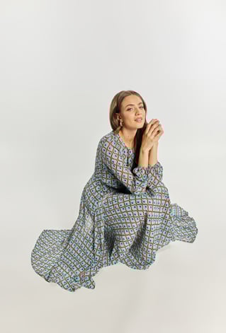 Sukienka damska z wzorem