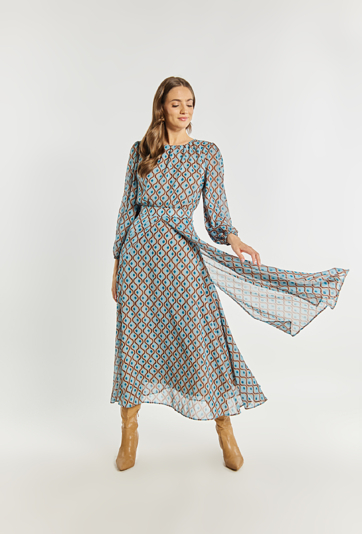 Sukienka damska z wzorem