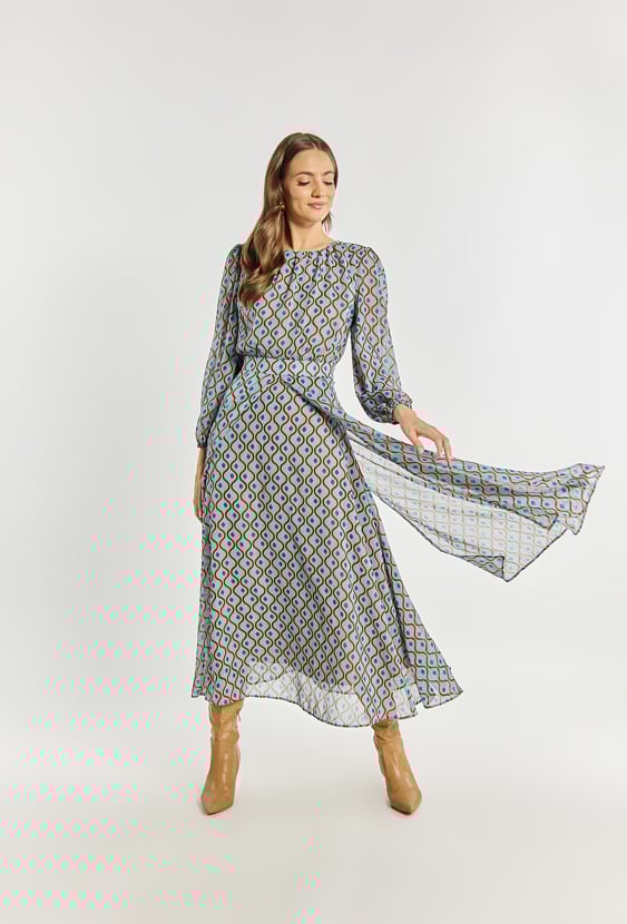 Sukienka damska z wzorem