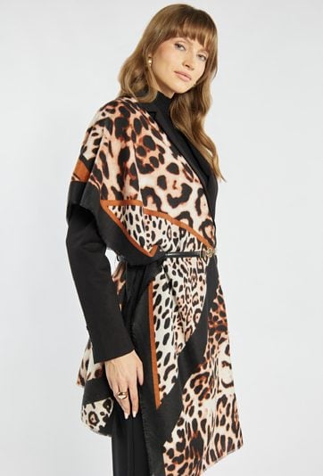 Szalik z panterkowym wzorem