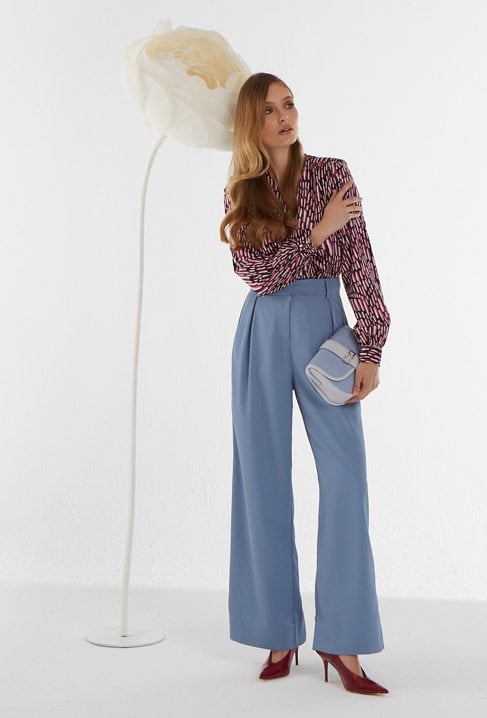 Bluzka w geometryczny wzór