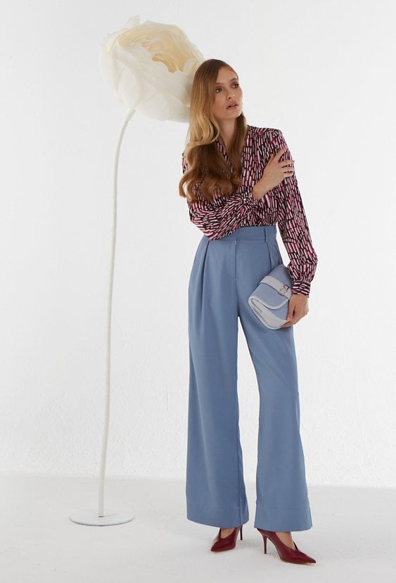 Bluzka w geometryczny wzór