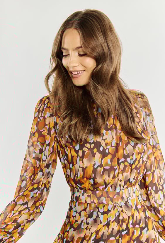 Sukienka damska z wzorem