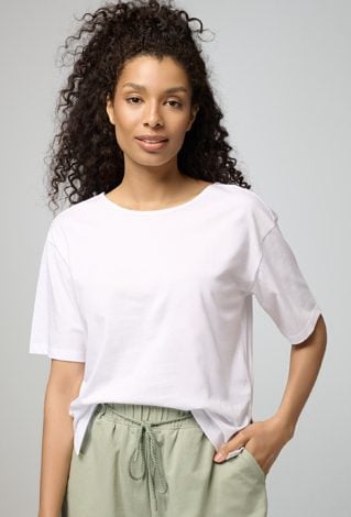 T-shirt z wiązaniem na plecach