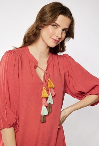 Sukienka mini w stylu boho