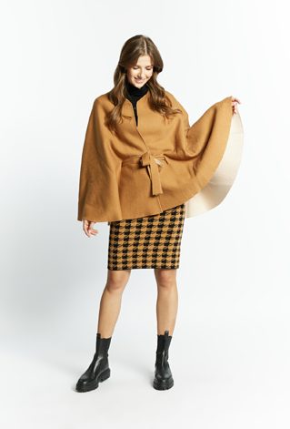 Kardigan damski z wiązaniem