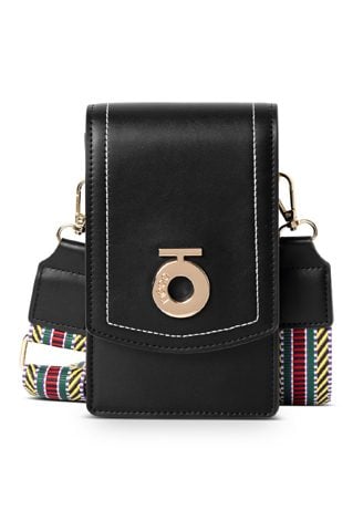 Listonoszka na telefon Nobo z ozdobną taśmą