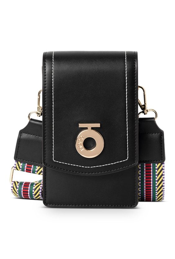 Listonoszka na telefon Nobo z ozdobną taśmą