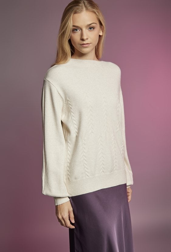 Sweter z wiskozą