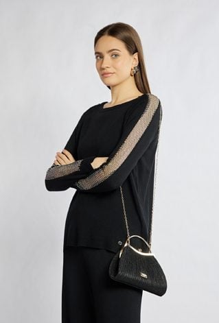 Wieczorowa torebka z połyskiem