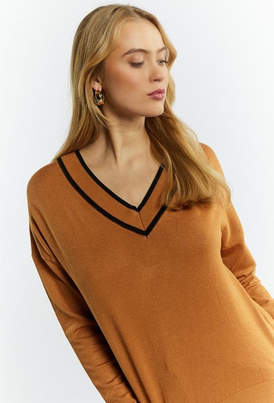 Wiskozowy sweter damski