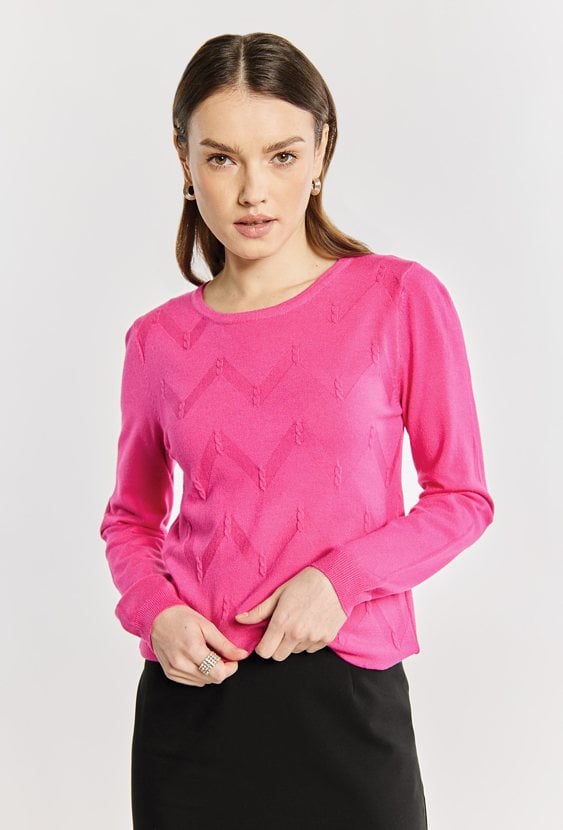 Wiskozowy sweter damski