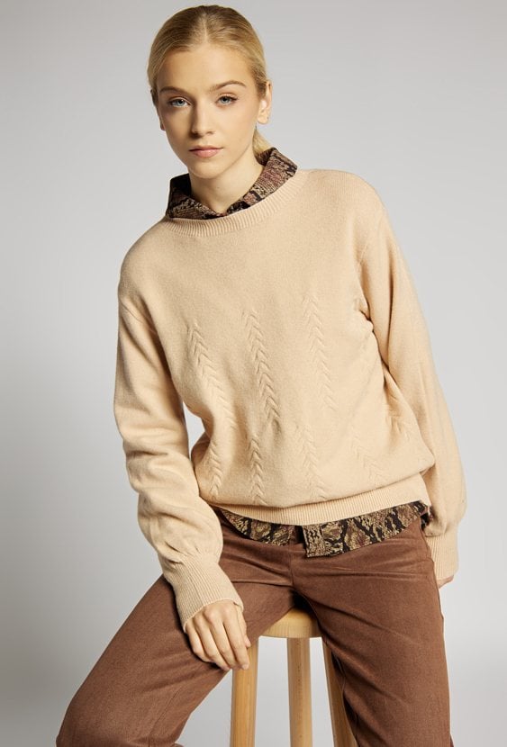 Sweter z wiskozą